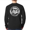 Star Wars Father's Day Stormtrooper This Dad Is A Trooper Circle Long Sleeve T-Shirt Back Print