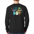 Star Wars Grogu Mandalorian Toon Dad Of The Birthday Boy Long Sleeve T-Shirt Back Print