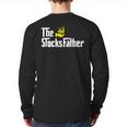 The Stocks Father Trader Dad Long Sleeve T-Shirt Back Print The Stocks Father Trader Dad Long Sleeve T-Shirt Back Print