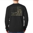 Twin Dad Camo USA Flag Twin Dad The Man The Myth The Legend Long Sleeve T-Shirt Back Print