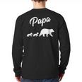 Twin Dad Papa Bear Two Cubs 2 Kids Long Sleeve T-Shirt Back Print Twin Dad Papa Bear Two Cubs 2 Kids Long Sleeve T-Shirt Back Print