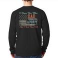 I Have Two Titles Dad & Poppy I Rock Them Both Poppy Long Sleeve T-Shirt Back Print
