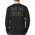 Vintage Dad Tax Definition Men Father's Day Long Sleeve T-Shirt Back Print Vintage Dad Tax Definition Men Father's Day Long Sleeve T-Shirt Back Print