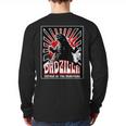 Vintage Dadzilla Father Of The Monsters Fathers Day Long Sleeve T-Shirt Back Print Vintage Dadzilla Father Of The Monsters Fathers Day Long Sleeve T-Shirt Back Print