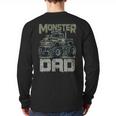 Vintage Monster Truck Lover DAD Family Matching Birthday Long Sleeve T-Shirt Back Print