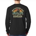 Vintage Motocross Dad Just Like A Normal Dad Only Cooler Long Sleeve T-Shirt Back Print