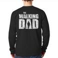 The Walking Dad Father Man Dead Retro Vintage Men Fun Long Sleeve T-Shirt Back Print