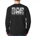 Welder Welding Dad Man Myth Legend Father Small Long Sleeve T-Shirt Back Print