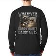 Whatever Daddy Wants Daddy Gets Raccoon Alpha Meme Long Sleeve T-Shirt Back Print