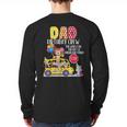 The Wheels On The Bus Dad Birthday Crew Party Toddler Kids Long Sleeve T-Shirt Back Print