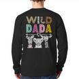 Wild Dada Zoo Theme Birthday Safari Jungle Matching Party Long Sleeve T-Shirt Back Print Wild Dada Zoo Theme Birthday Safari Jungle Matching Party Long Sleeve T-Shirt Back Print
