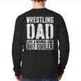 Wrestling Dad Shirt Men Fathers Day Wrestling Dad Long Sleeve T-Shirt Back Print