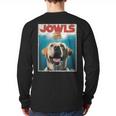 Yellow Lab Jowls Top Labrador Retriever Dog Mom Dad Long Sleeve T-Shirt Back Print