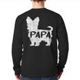Yorkshire Terrier Papa Dog Puppy Doggie Pet Lover Yorkie Dad Long Sleeve T-Shirt Back Print Yorkshire Terrier Papa Dog Puppy Doggie Pet Lover Yorkie Dad Long Sleeve T-Shirt Back Print