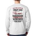 You Can’t Scare Me I Have A Crazy Dad Long Sleeve T-Shirt Back Print