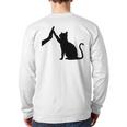 Cat Lover Cat Mom Cat Dad Men Women & Kids Cute Cat Long Sleeve T-Shirt Back Print