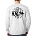 Cool Dads Club Father's Day From Daughter Son Best Dad Ever Long Sleeve T-Shirt Back Print