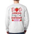 Dad Of The Berry First Birthday Girl Sweet Strawberry Long Sleeve T-Shirt Back Print