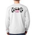 Dad Of The Birthday Girl Cow Daddy Papa Bday Matching Long Sleeve T-Shirt Back Print Dad Of The Birthday Girl Cow Daddy Papa Bday Matching Long Sleeve T-Shirt Back Print