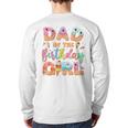 Dad Of The Birthday Ice Cream Family Matching Party Long Sleeve T-Shirt Back Print