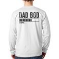 Dad BOD Loading 2024 Dad Fathers Day Baby Announcement Long Sleeve T-Shirt Back Print