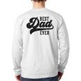 Dad From Kids Best Dad Ever Father's Day Long Sleeve T-Shirt Back Print