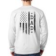 Dad Patriotic American USA Flag Father's Day Dad Long Sleeve T-Shirt Back Print Dad Patriotic American USA Flag Father's Day Dad Long Sleeve T-Shirt Back Print