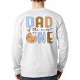 Dad Of The Sweet One Cookies And Milk 1st Birthday Party Long Sleeve T-Shirt Back Print