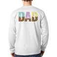 Dad Of The Sweet One Ice Cream 1st First Family Father's Day Long Sleeve T-Shirt Back Print