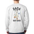 Dada Of The Silly Goose First Birthday Family Matching Long Sleeve T-Shirt Back Print