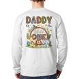 Daddy Of The Wild One 1St Birthday Boy Safari Jungle Long Sleeve T-Shirt Back Print