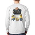 Despicable Me Minions Father's Day 1 Dad Cardboard Sign Long Sleeve T-Shirt Back Print