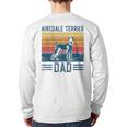 Dog Airedale Terrier Dad Vintage Airedale Terrier Dad Long Sleeve T-Shirt Back Print