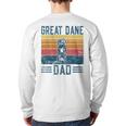 Dog Dad Vintage Great Dane Dad Men Women Kids Long Sleeve T-Shirt Back Print