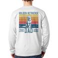 Dog Golden Dad Vintage Golden Retriever Dad Small Long Sleeve T-Shirt Back Print