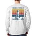 Dog Ridgeback Dad Vintage Rhodesian Ridgeback Dad Long Sleeve T-Shirt Back Print