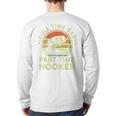Fishing Dad Part Time Hooker Bass Fish Father Day Long Sleeve T-Shirt Back Print