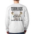 Fishing Tuna Bass Rod Fisherman Cool Dad Quote Long Sleeve T-Shirt Back Print