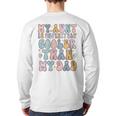 Funny Auntie My Aunt Is Definitely Cooler Than My Dad Long Sleeve T-Shirt Back Print
