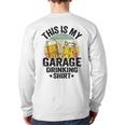 Garage Drinker Dad Vintage Beer This Is My Garage Drinking Long Sleeve T-Shirt Back Print Garage Drinker Dad Vintage Beer This Is My Garage Drinking Long Sleeve T-Shirt Back Print