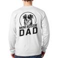 Mini Aussie Dad Dog Owner For Men Dad Christmas Long Sleeve T-Shirt Back Print
