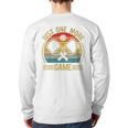 Pickleball-Shirt Just One More Game Dad Mom Women Men Long Sleeve T-Shirt Back Print