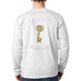 Pun Tshirt I'm A Little Door Key Bad Pun Dad Jokes Long Sleeve T-Shirt Back Print