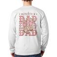 Rodeo Dad Pink Boots Coquette Cow-Girl Birthday Party Long Sleeve T-Shirt Back Print