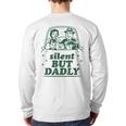 Silent But Dadly Father's Day Fart Dad Farting Vintage Long Sleeve T-Shirt Back Print Silent But Dadly Father's Day Fart Dad Farting Vintage Long Sleeve T-Shirt Back Print