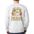 I Only Smoke The Good Stuff BBQ Barbeque Chef Dad Long Sleeve T-Shirt Back Print