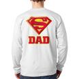 Superman Super Dad Long Sleeve T-Shirt Back Print Superman Super Dad Long Sleeve T-Shirt Back Print