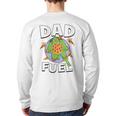 TMNT Michelangelo Dad Fuel Long Sleeve T-Shirt Back Print