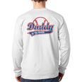 Vintage Baseball Daddy Of The Rookie Long Sleeve T-Shirt Back Print