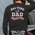 2nd Second Time Dad It's a Girl Gender Reveal Dad Of 2 Kids Long Sleeve T-Shirt Back Print